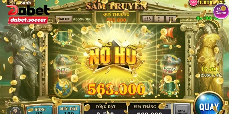 Game nổ hũ siêu hấp dẫn chỉ có ở nhà cái DABET